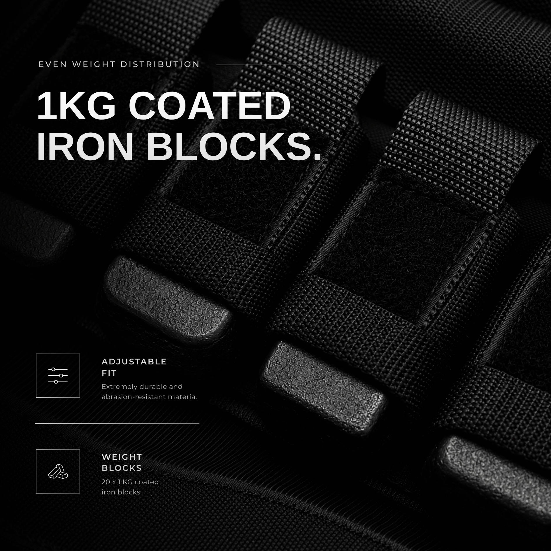 Premium Weight Vest 20KG